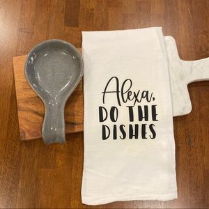 Alexa, do the dishes kitchen towel